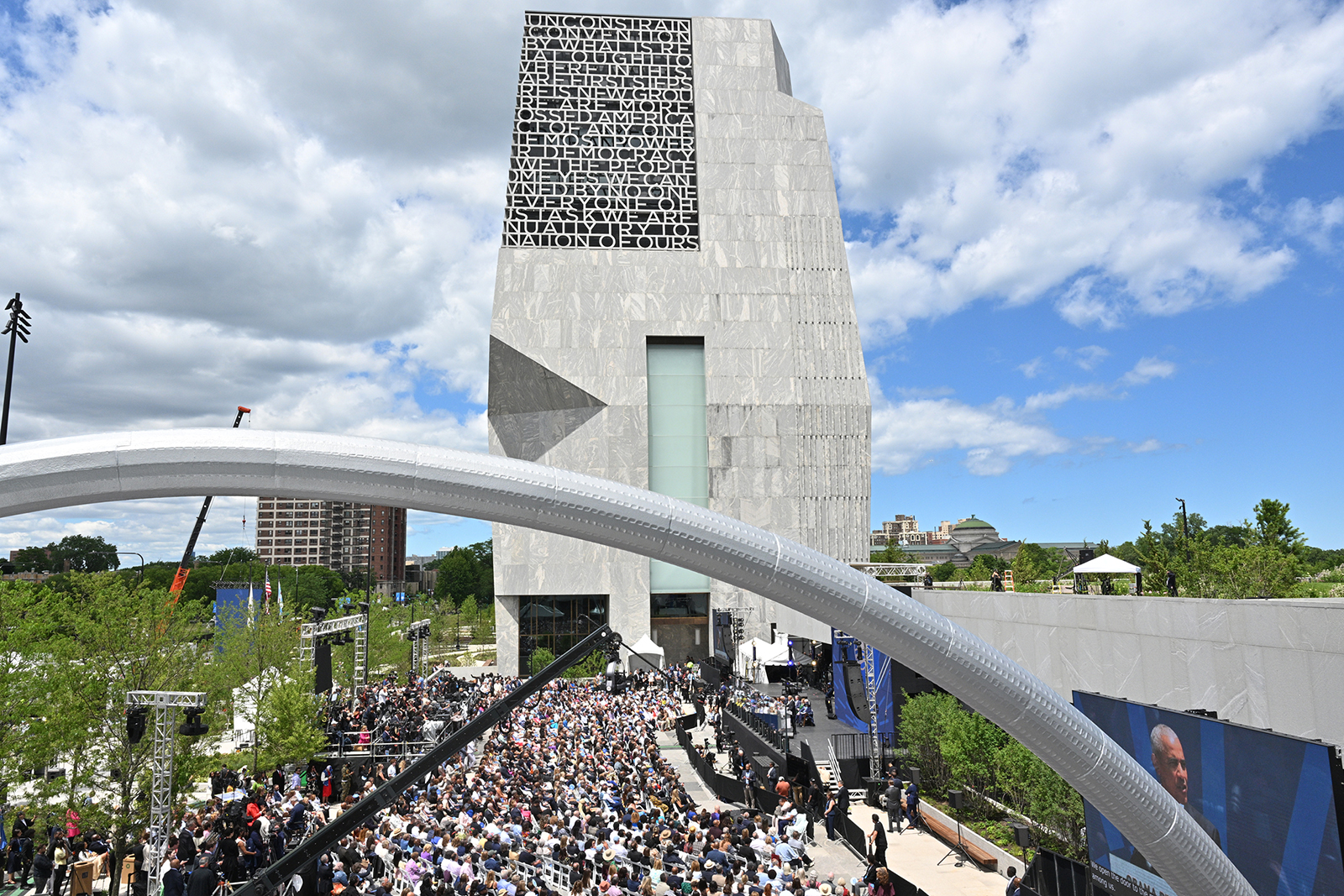 The Obama Presidential Center opening gave a glimpse at a more hopeful future
