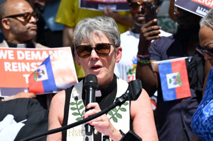 Clergy rally for Haitians in Maryland county amid fears of ICE surge